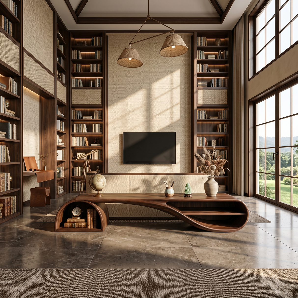Minimalist Floating TV Stand For Apartment Living Space