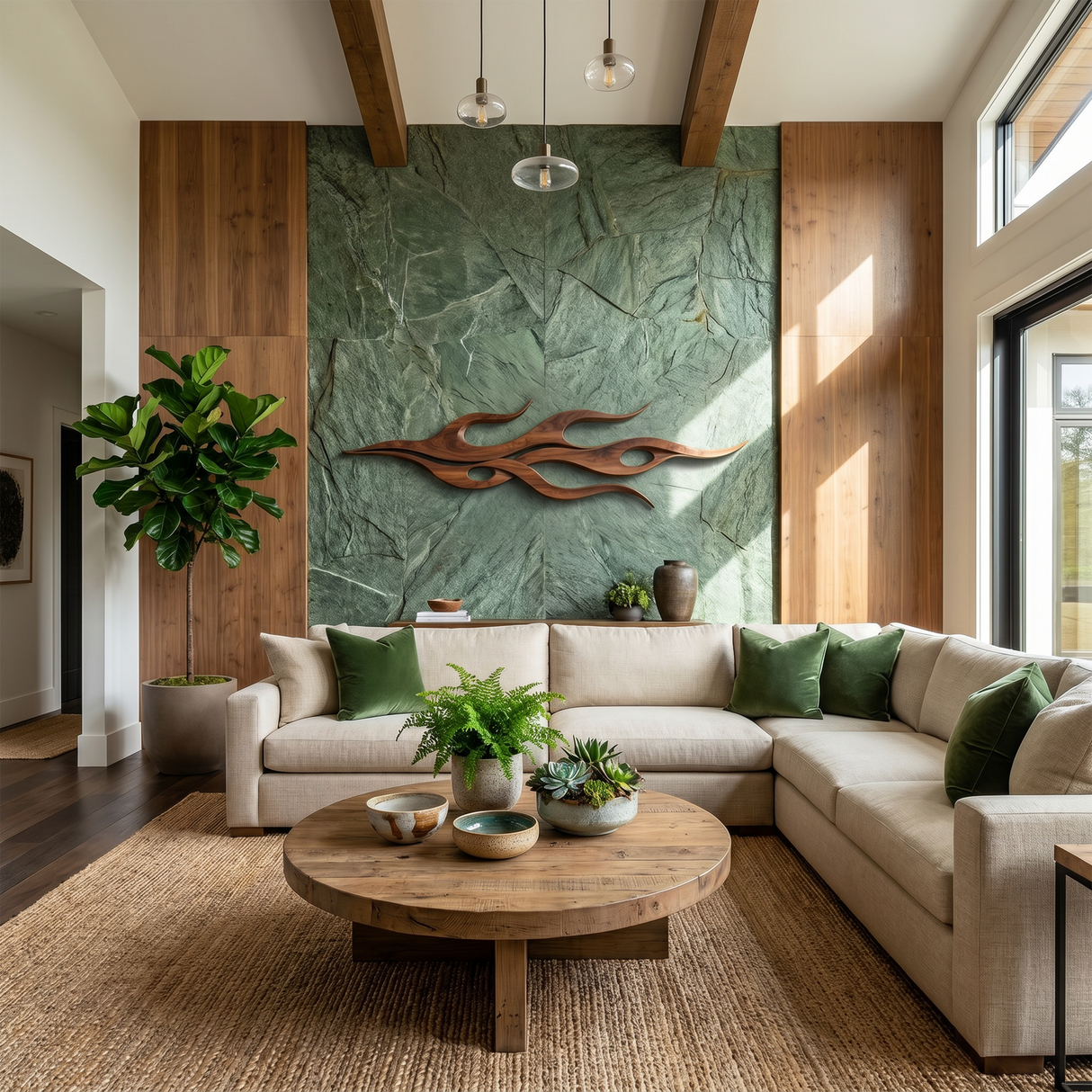 Contemporary Relief Wall Sculpture For Creative Studio Interior