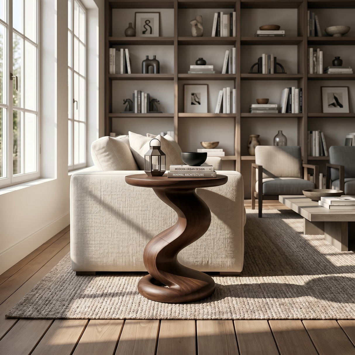 Minimalist Flow Side Table Elegant Living Room