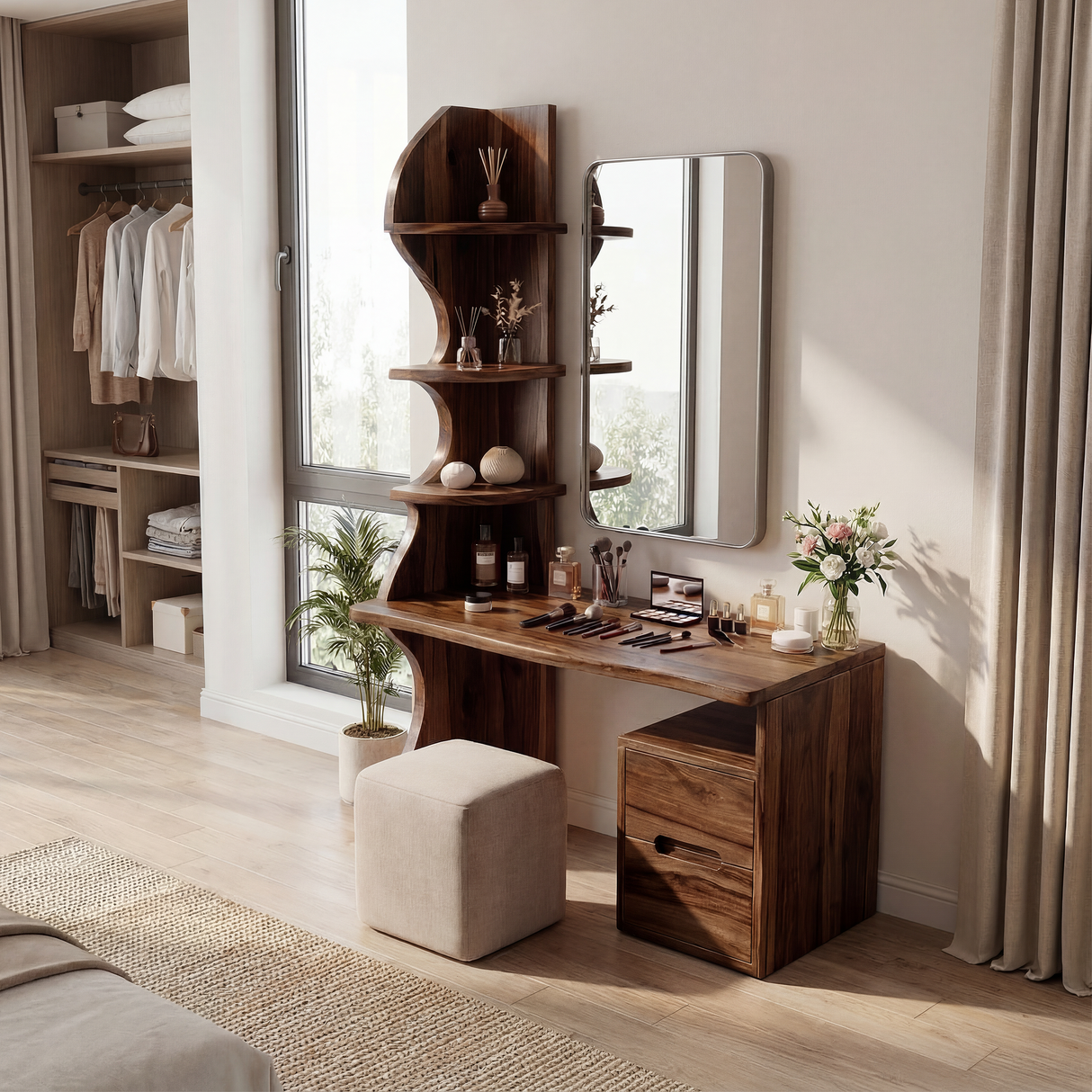 Luxury Vanity Table Dressing Area Personal Beauty Space Makeup Area