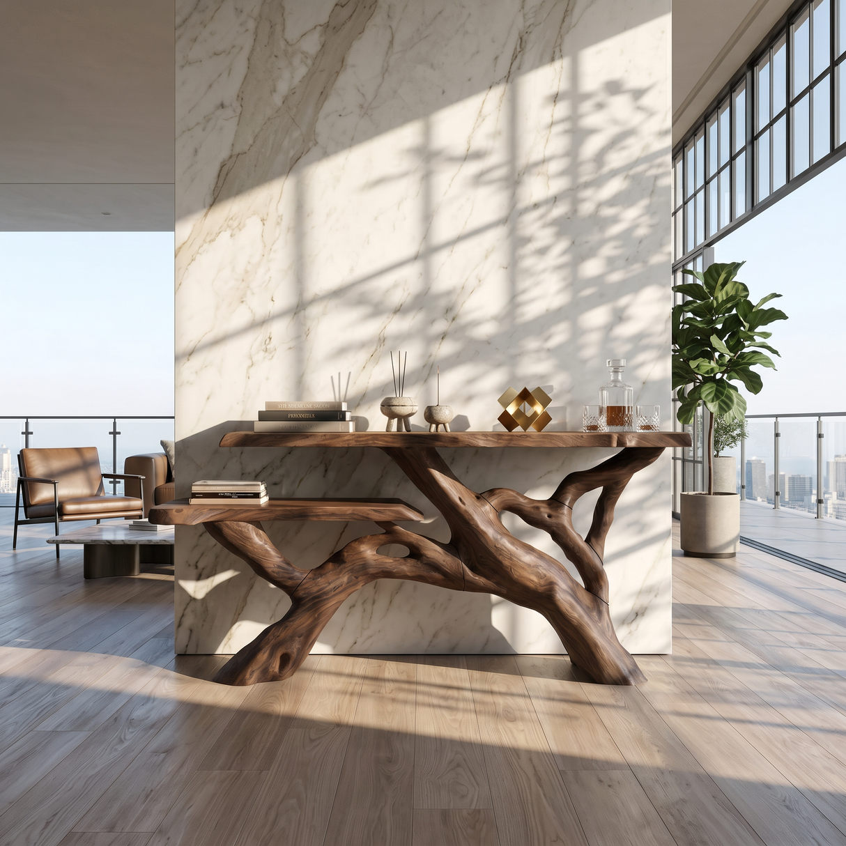 Garden Natural Wood Entryway Bench Table For Room Styling