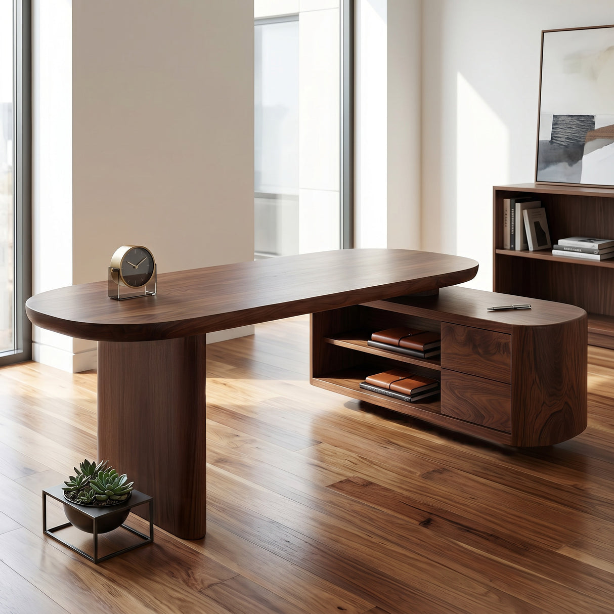 Modern L-Shaped Desk For Contemporary Home Office