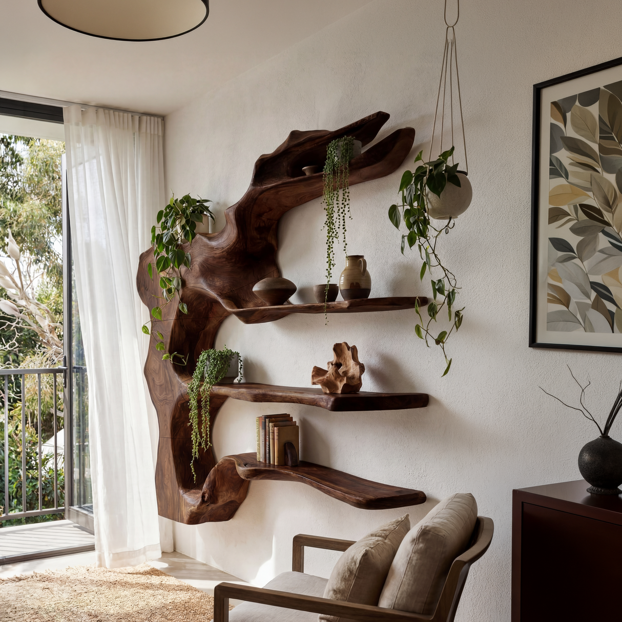 Modern Floating Shelves For Bedroom Wall Storage Organizer
