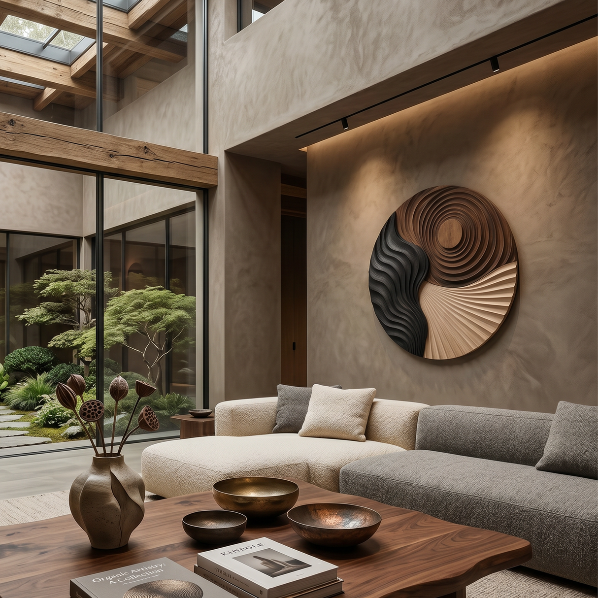 Contemporary Silhouette Wall Art For Guest Suite Interior