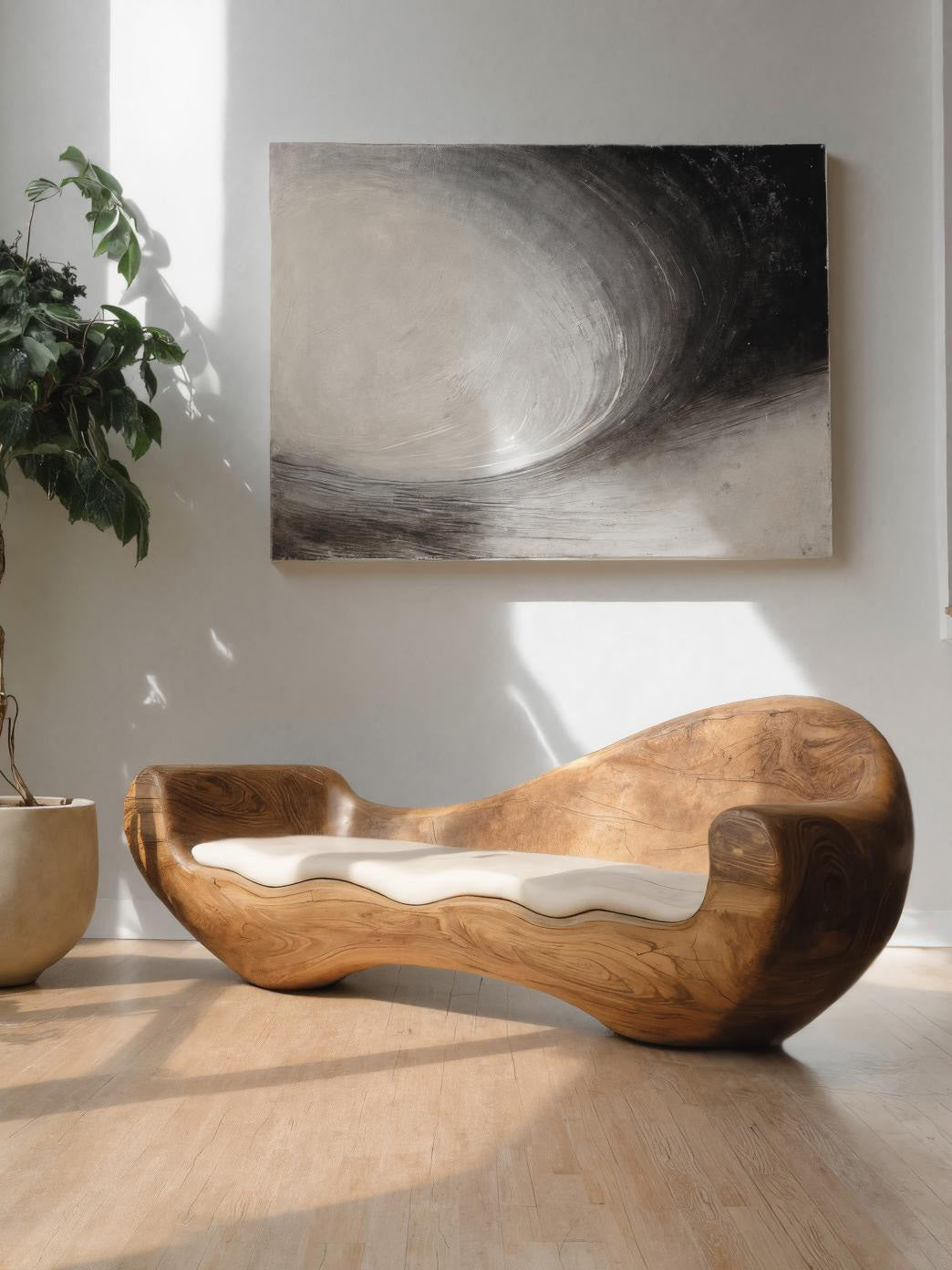 Artistic Sofa With Organic Design For Living Room