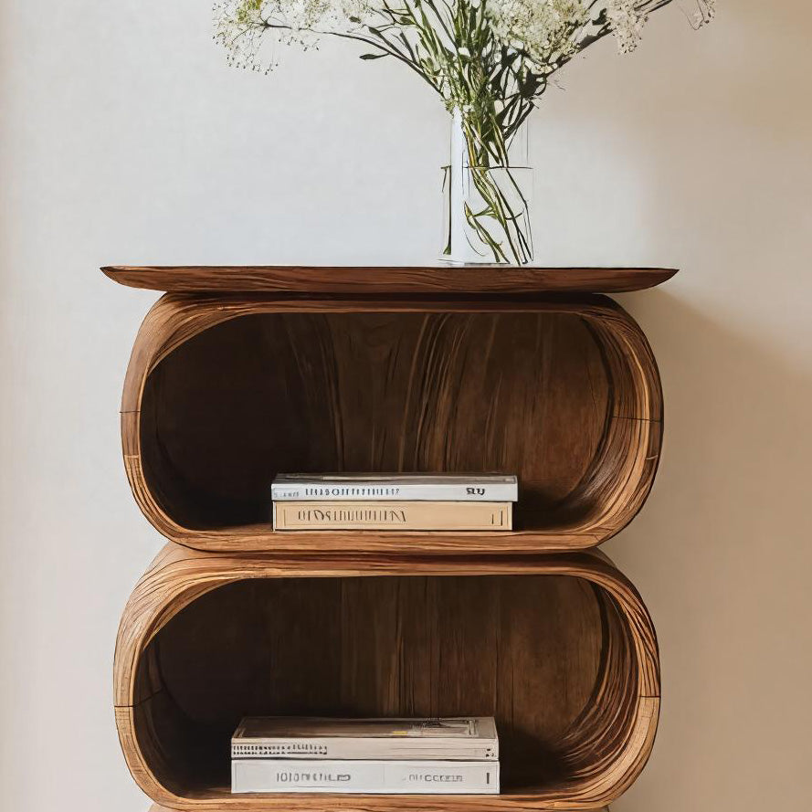 Modern Sculptural Nightstand For Bedroom Or Living Room