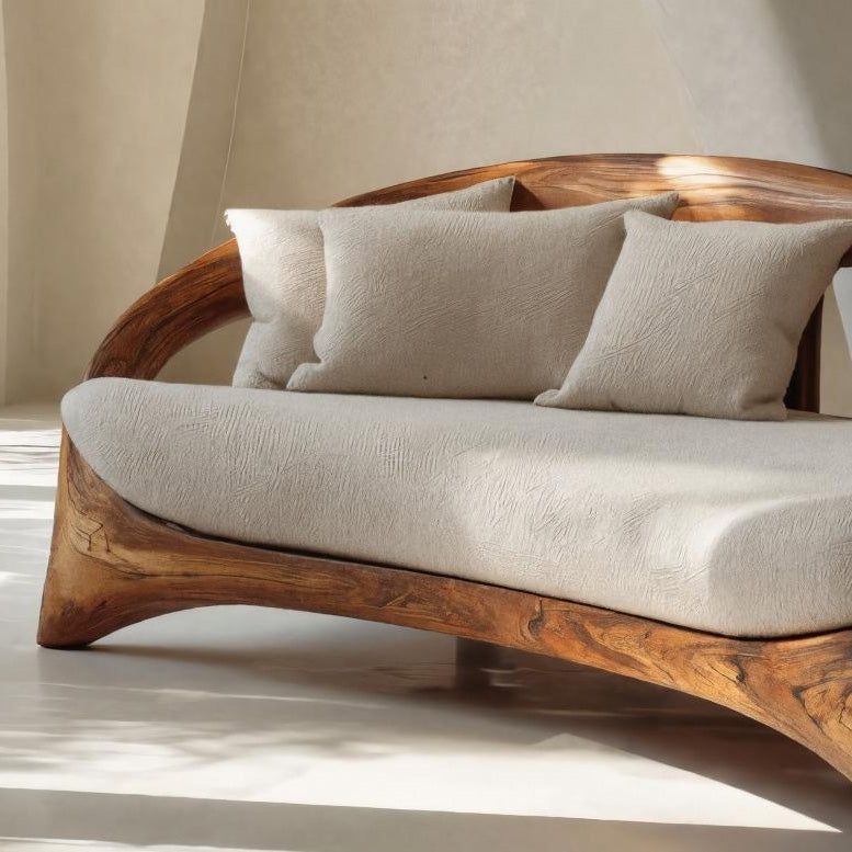 Organic Curved Sofa For Living Room Furniture