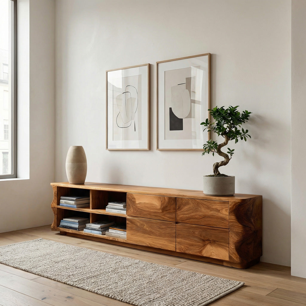 Quiet Luxury Modern Sideboard Cabinet For Living Room