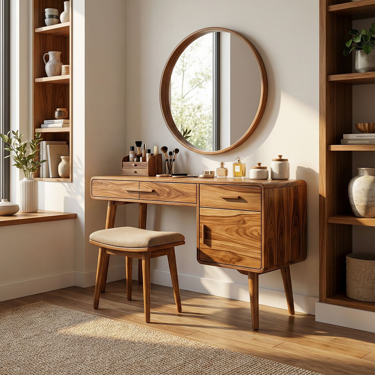 Contemporary Makeup Vanity Dressing Area Beauty Space Personal Area