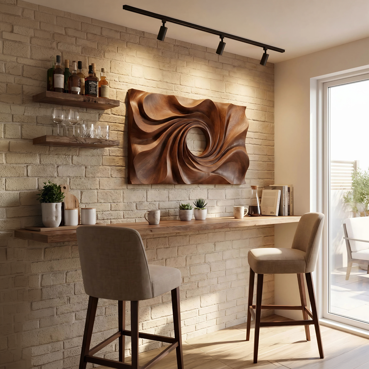 Minimalist Abstract Wall Decor Panel For Living Room