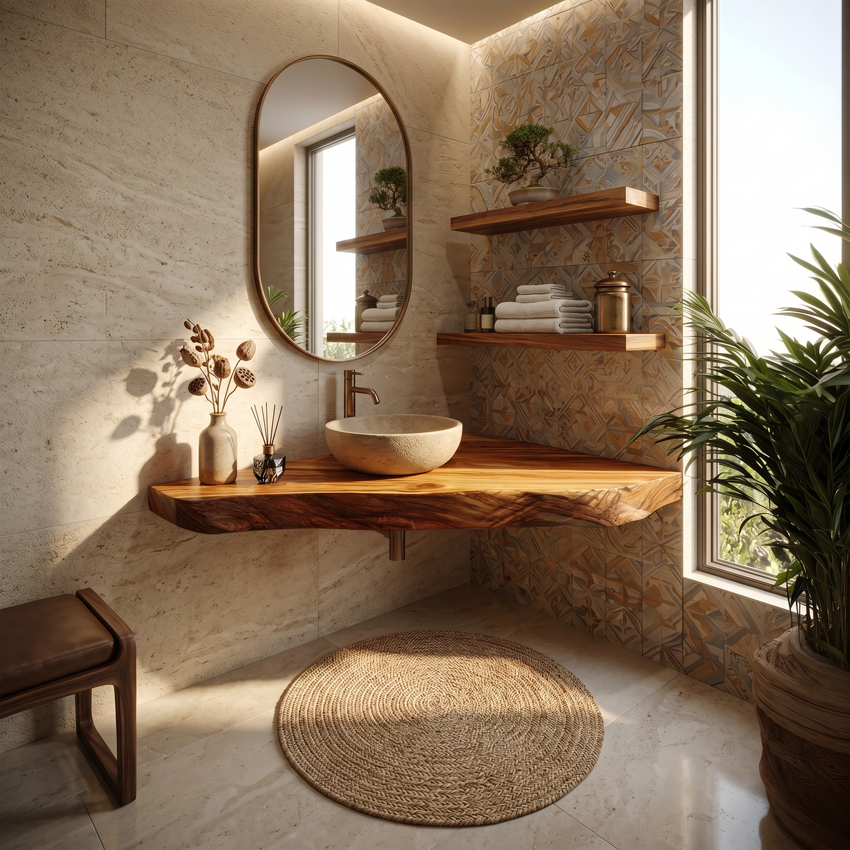Coastal Wall Mounted Vanity Ocean View Home