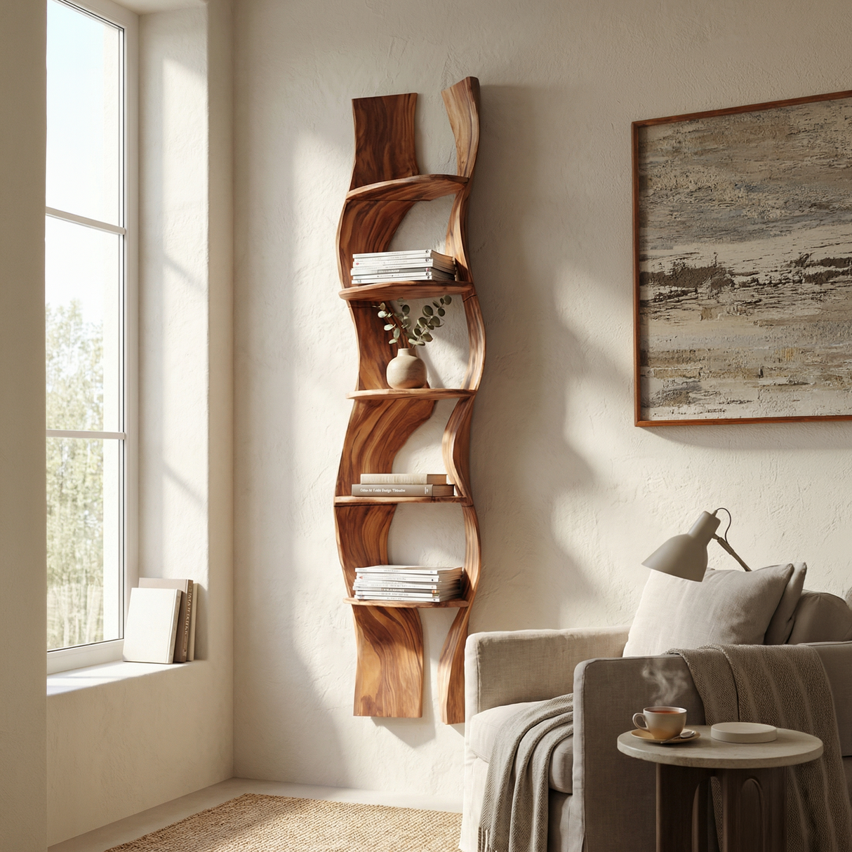 Minimalist Wall Shelf For Bathroom Space Saving