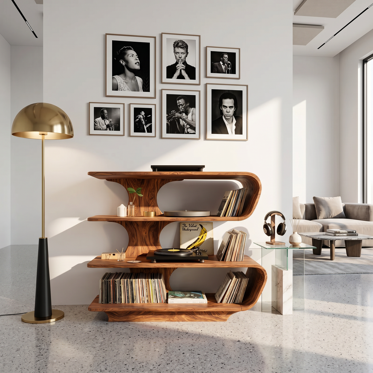 Farmhouse Vinyl Storage Console For Bedroom Decor