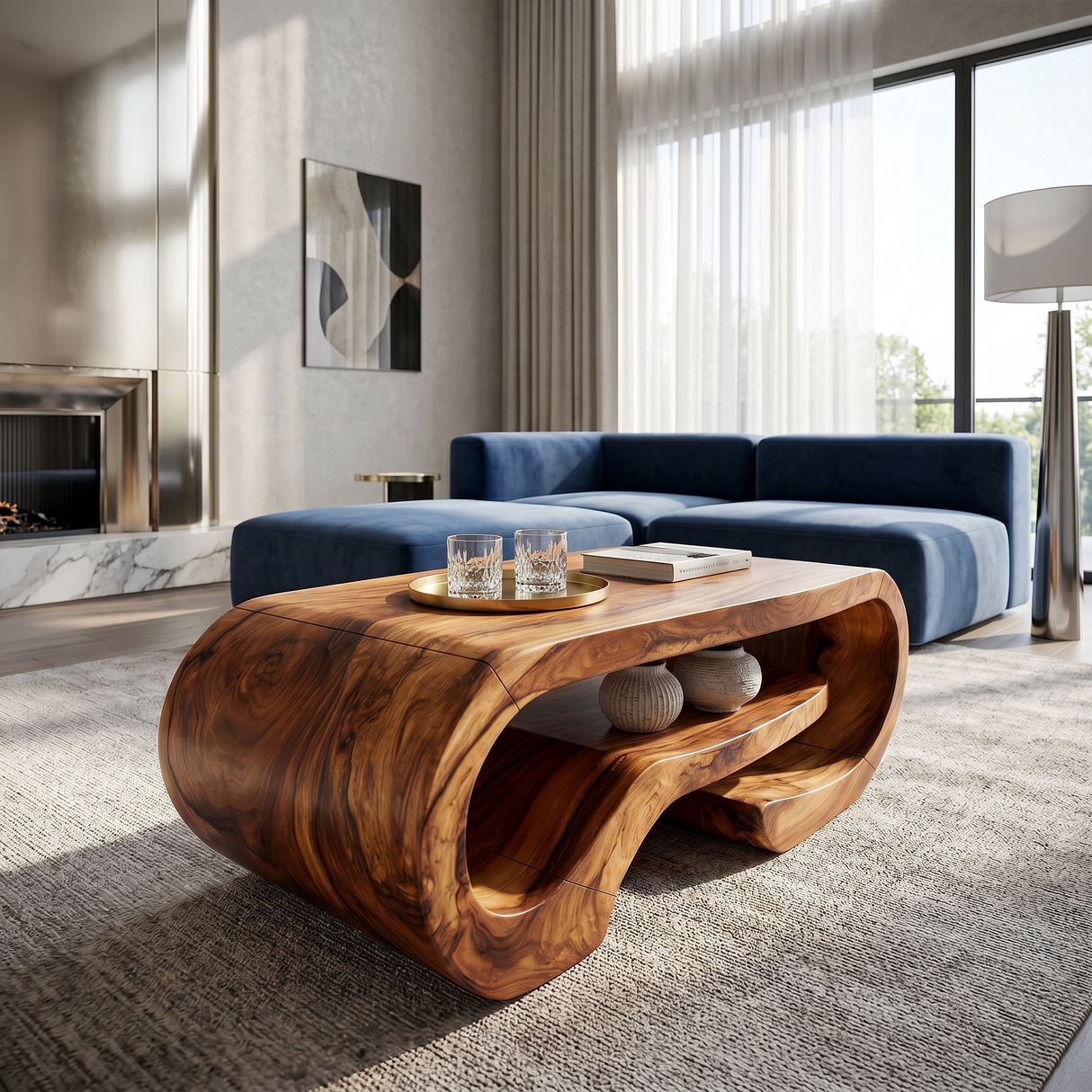 Minimalist Storage Coffee Table For Family Room