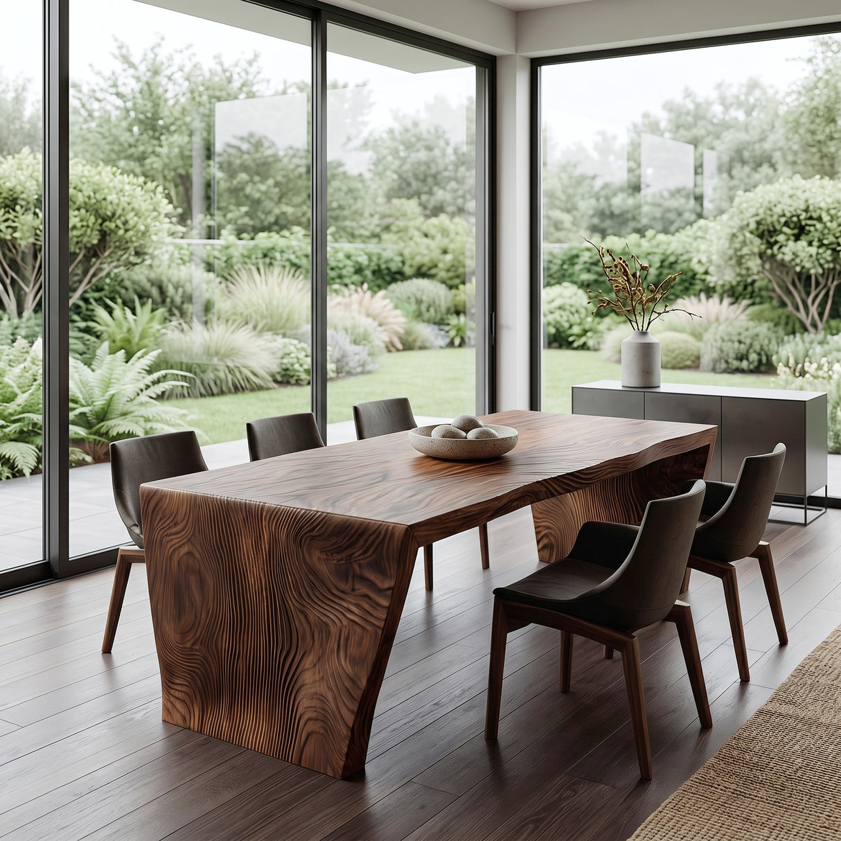 Modern Carved Dining Table For Luxury Dining Room