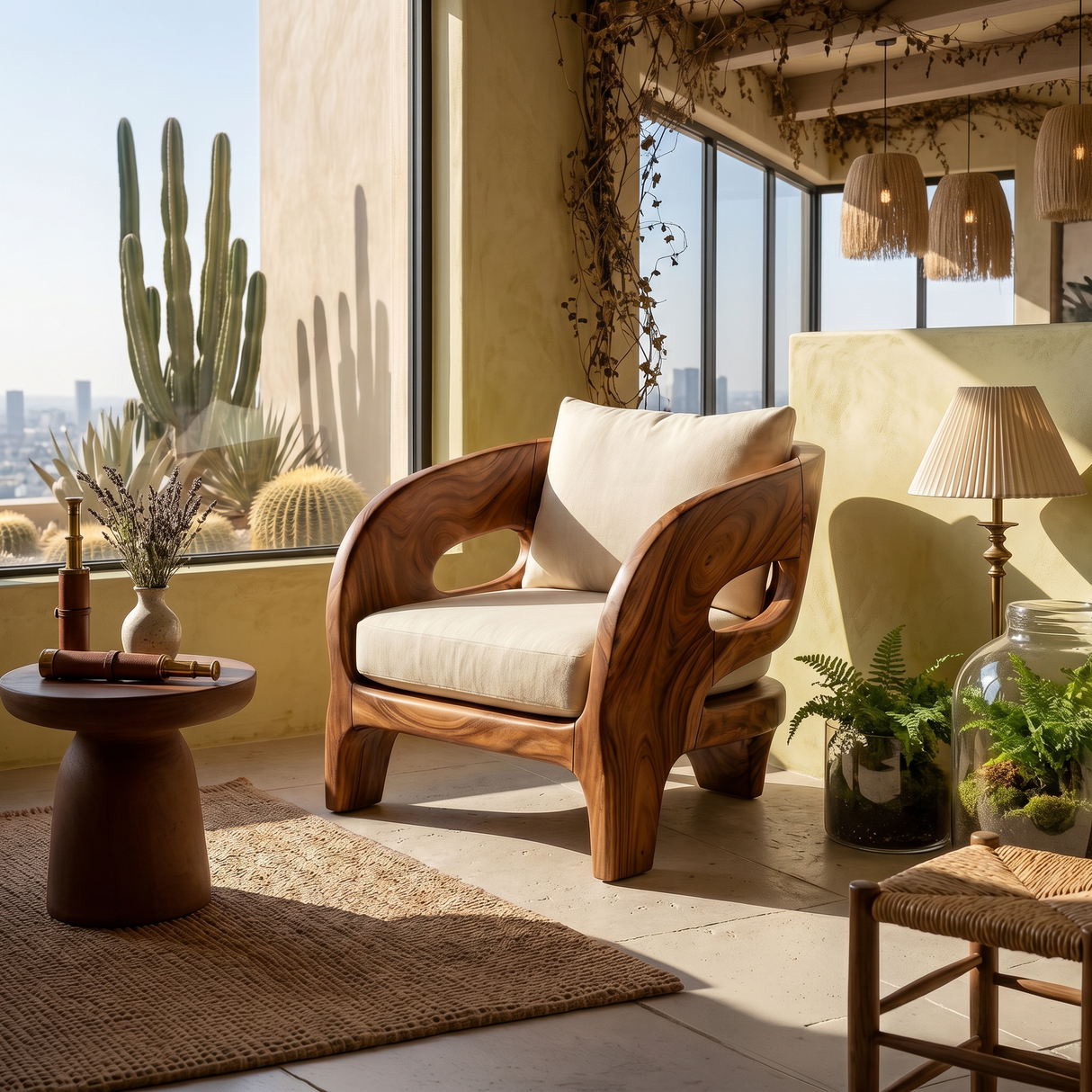 Tropical Resort Style Lounge Chair Garden Retreat
