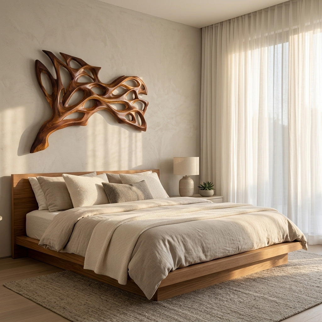 Contemporary Natural Wood Wall Art For Modern Home