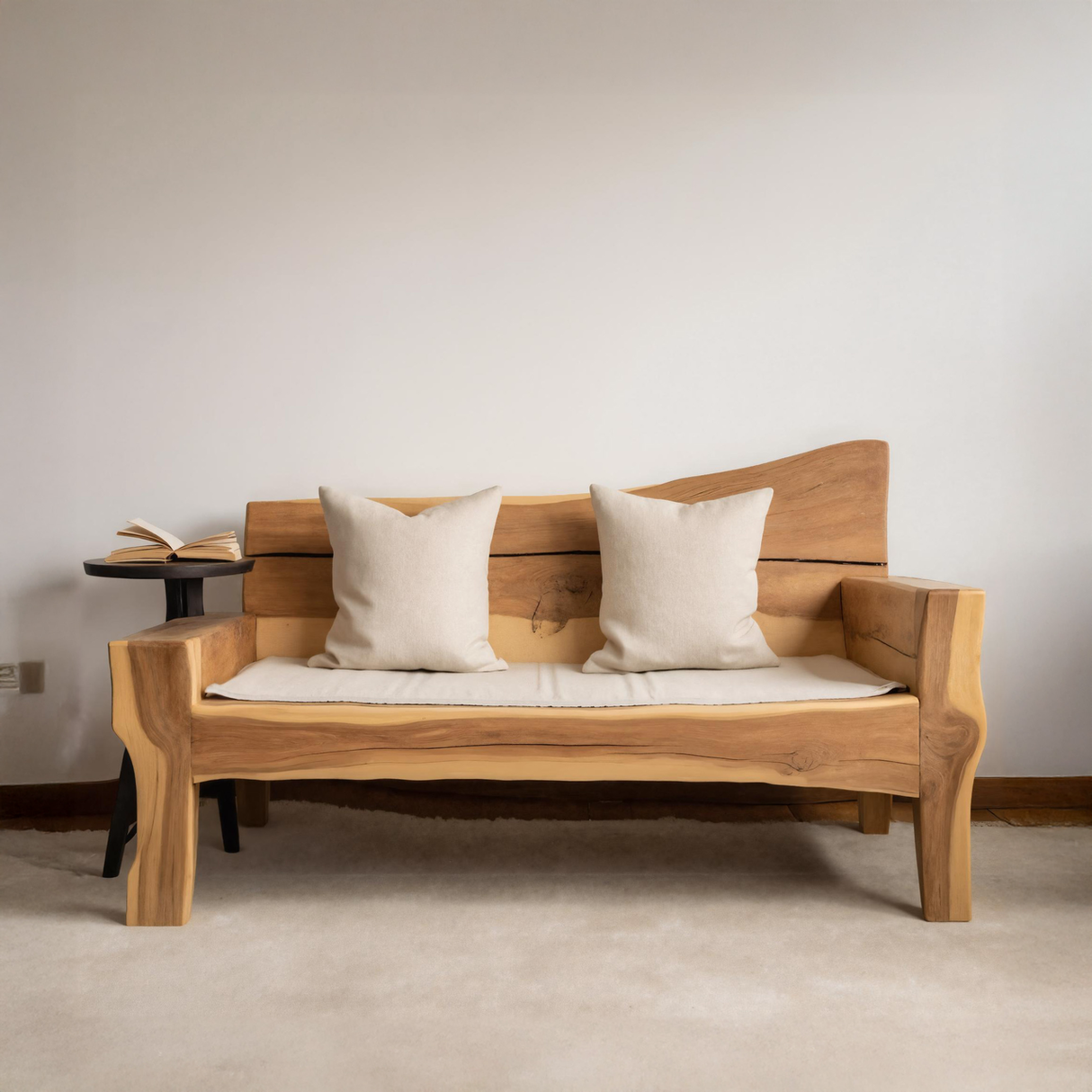 Artistic Live Edge Sofa For Living Room