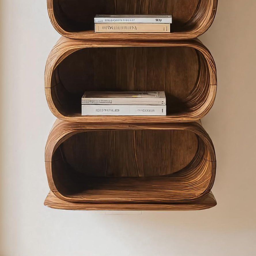 Modern Sculptural Nightstand For Bedroom Or Living Room