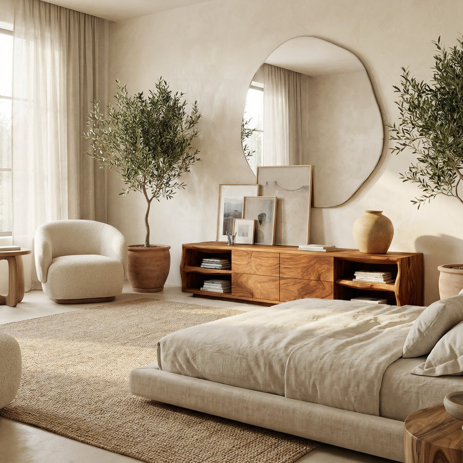 Modern Organic Sideboard Console Storage For Living Room