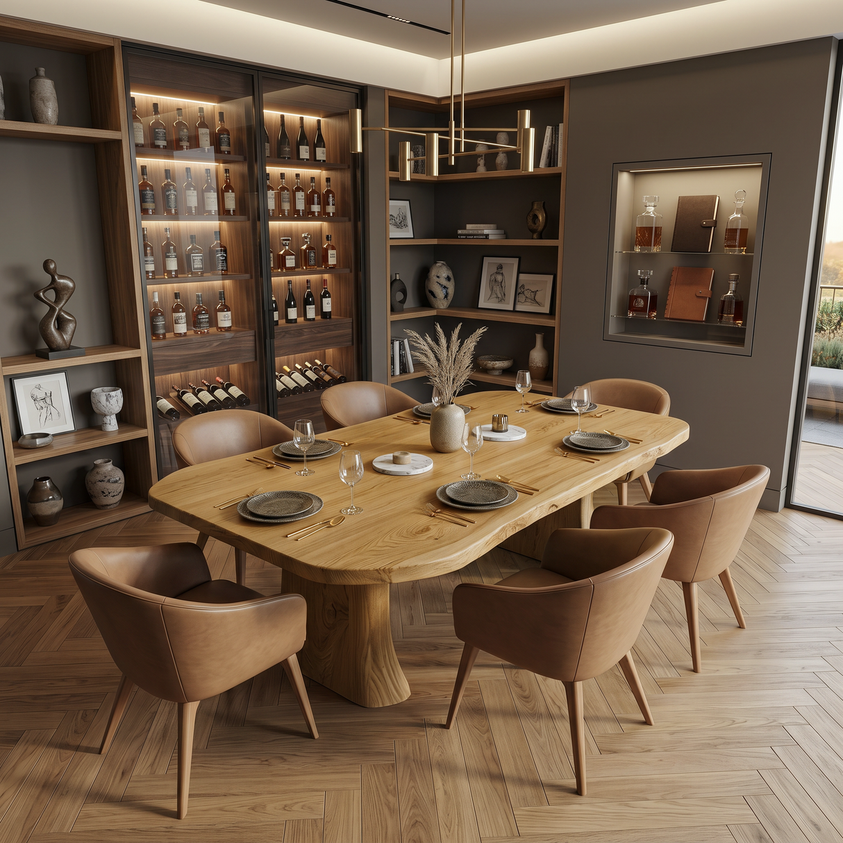 Contemporary Dining Table For Kitchen And Dining Areas