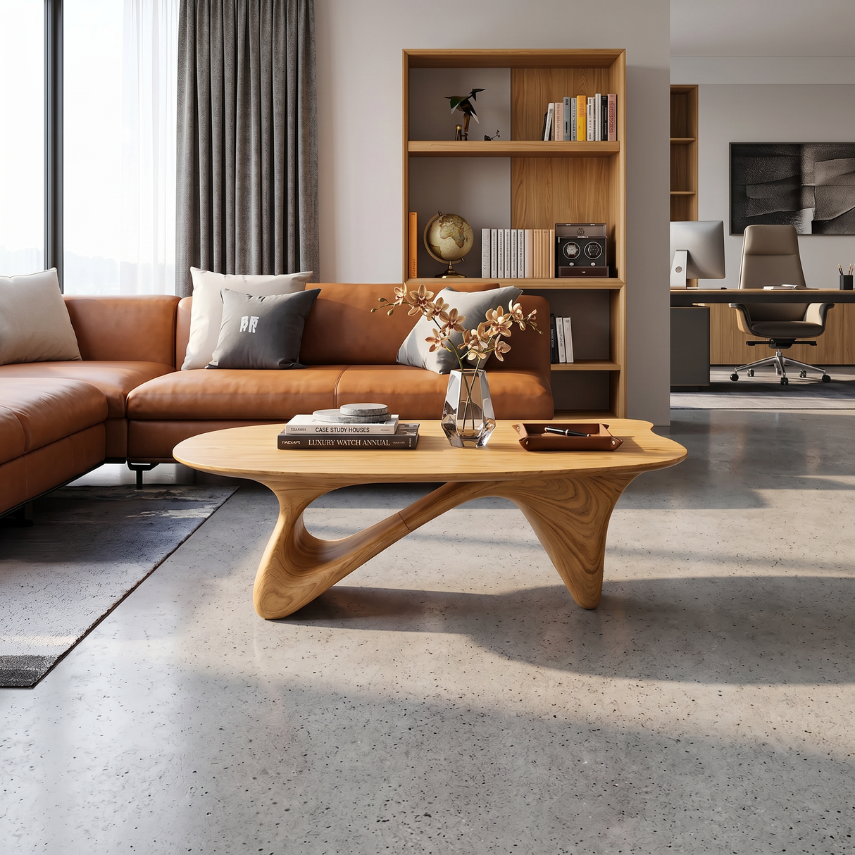 Farmhouse Low Table For Warm Living Room