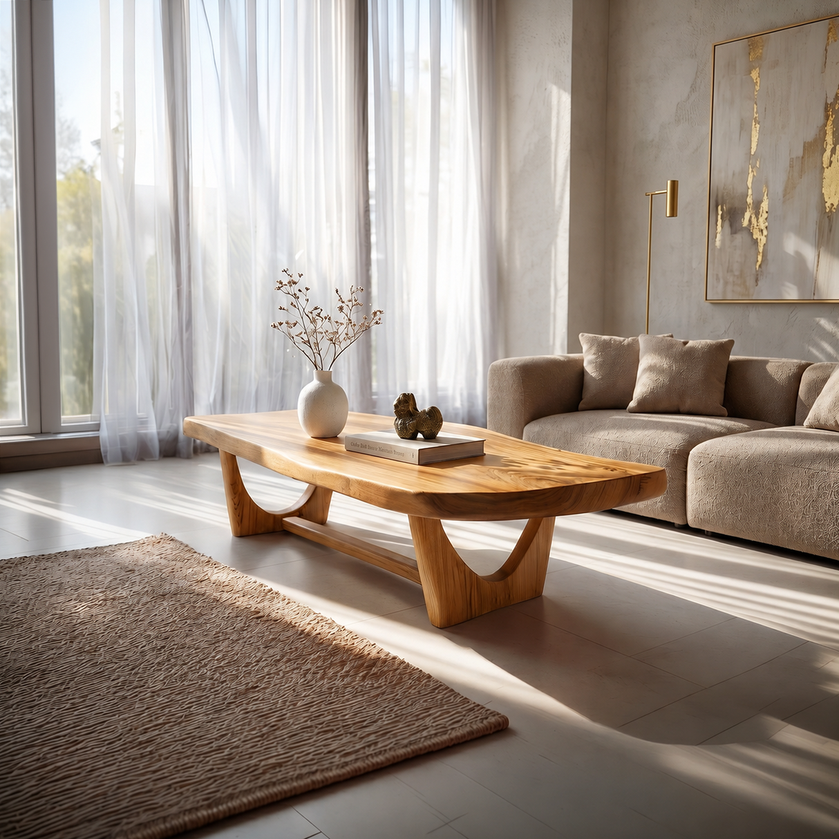 Cottage Coffee Table For Garden Style Room