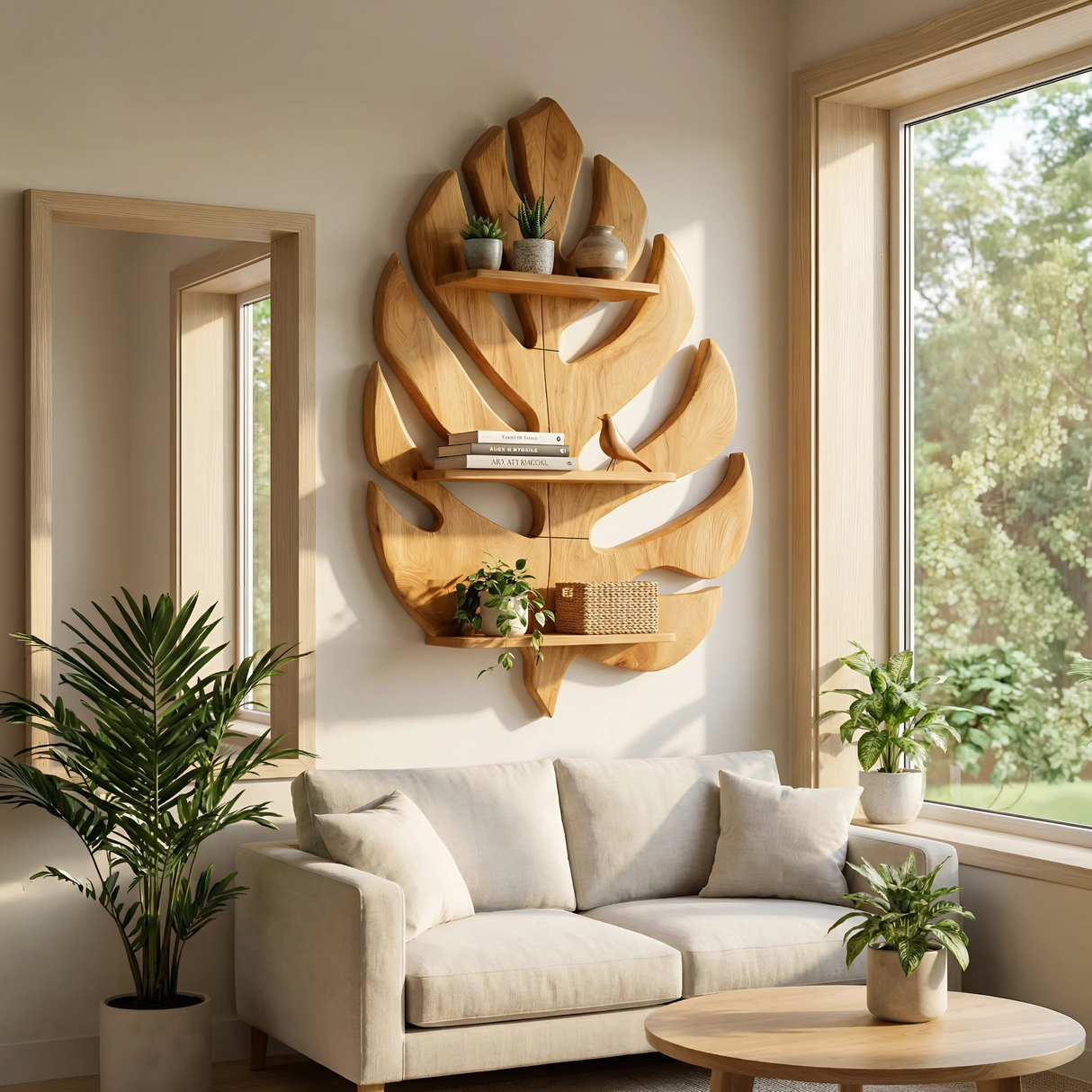 Contemporary Shelving Unit For Home Library Display