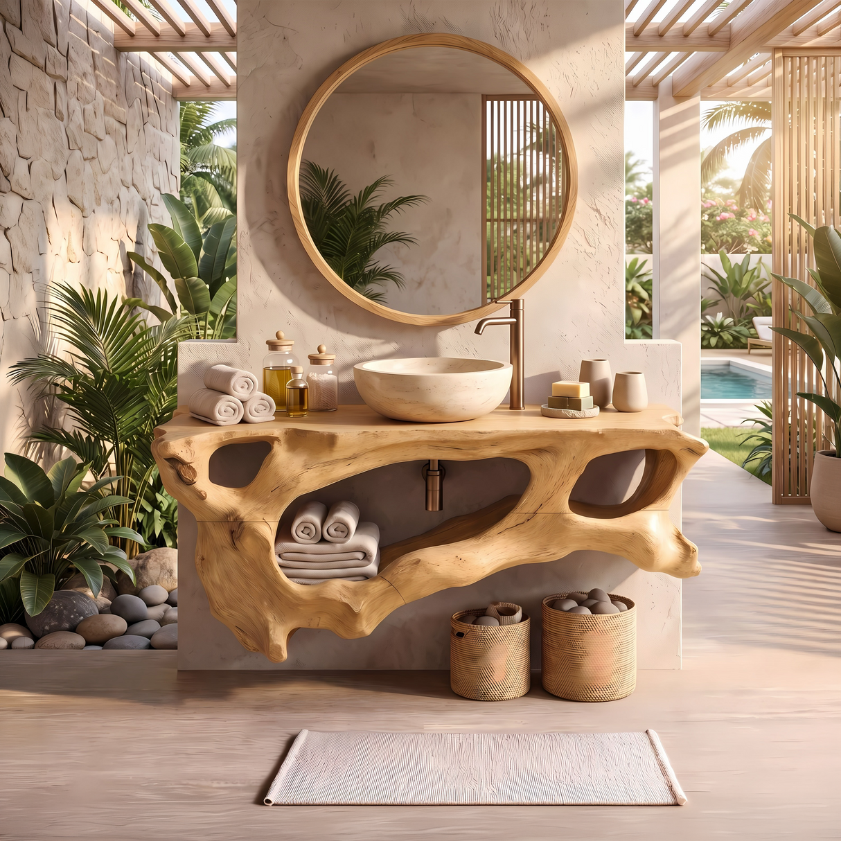 Unique Floating Vanity For Bathroom