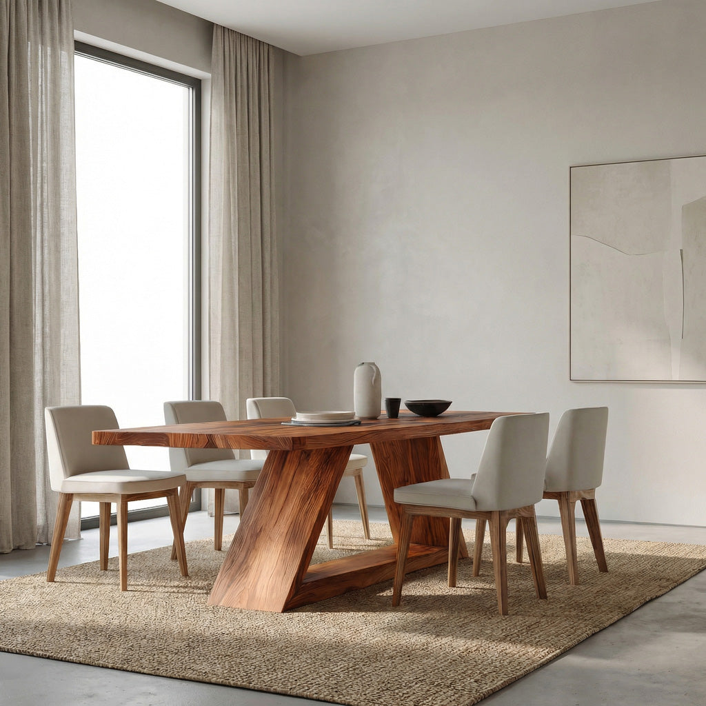 Japandi Wabi Sabi Dining Table For Dining Room