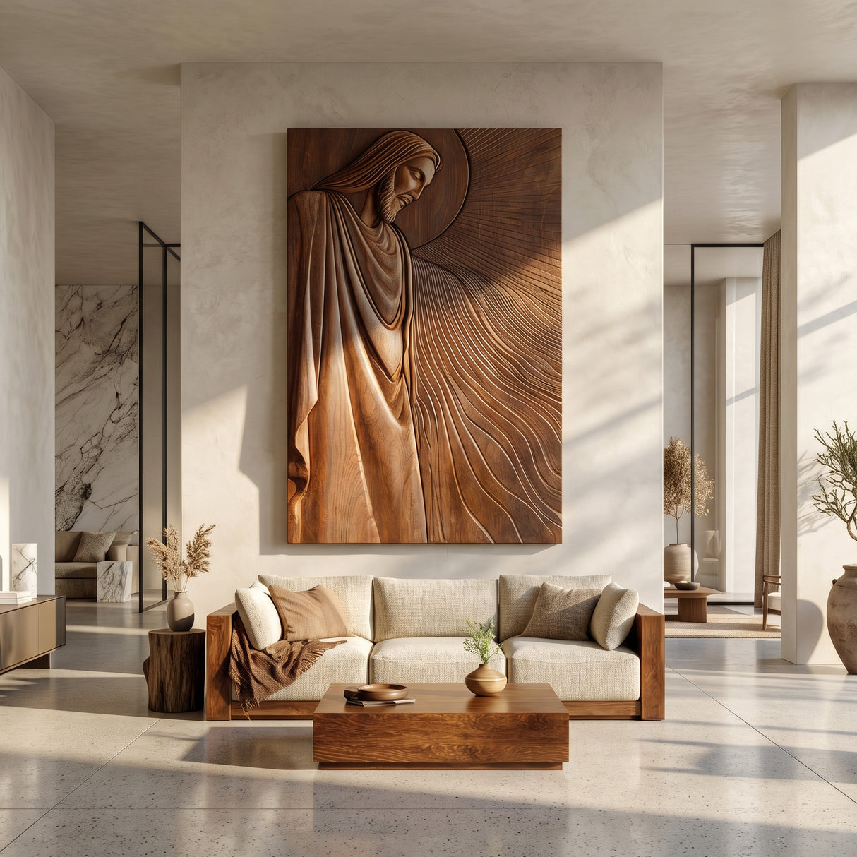 Organic Modern Sacred Wall Art For Living Room