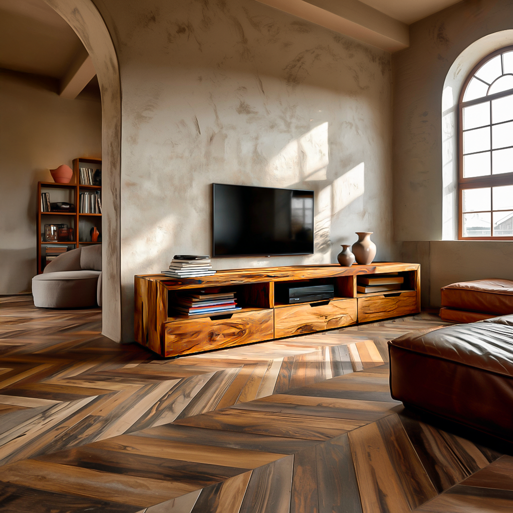 Modern Media Unit For Living Room Decor And TV Setup