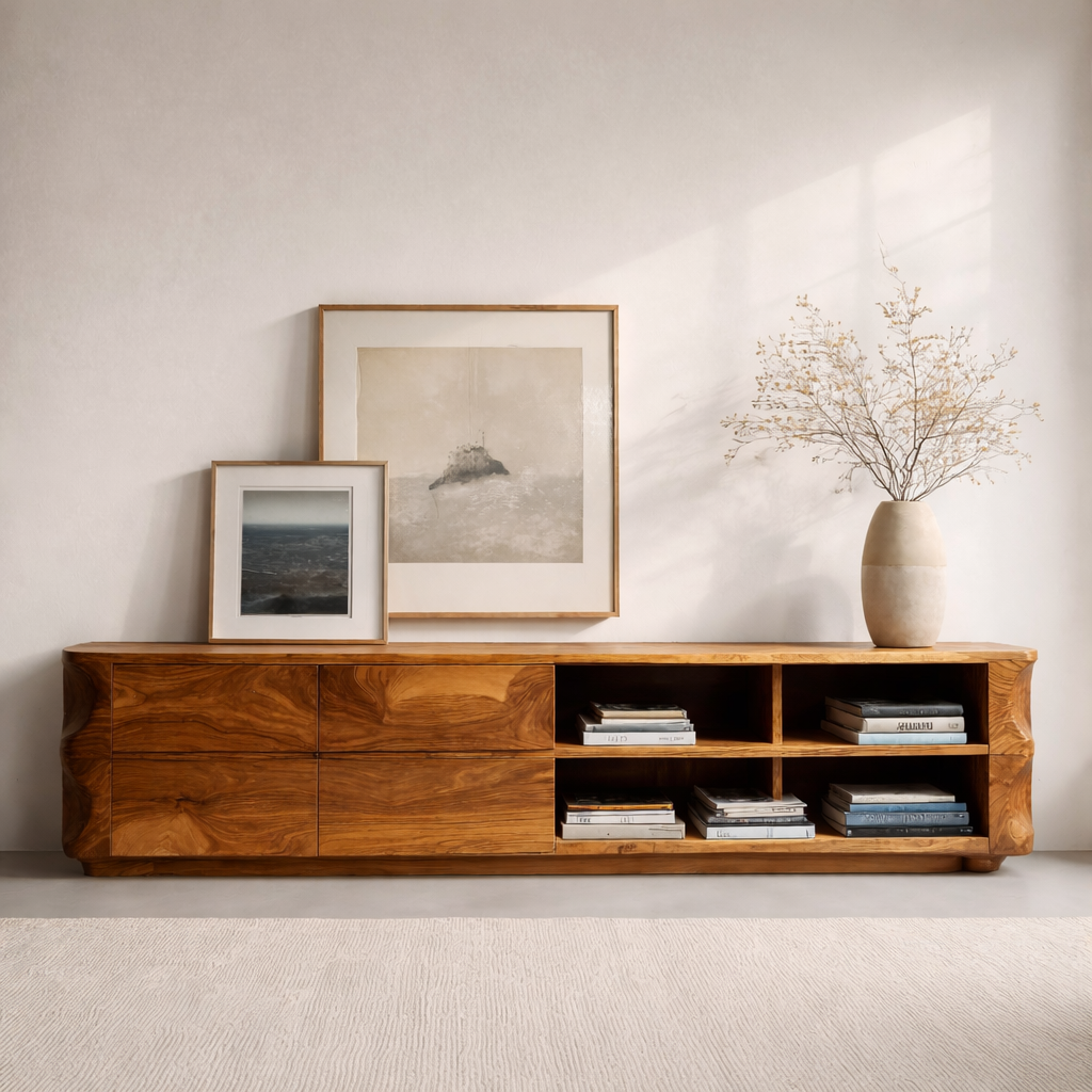 Quiet Luxury Modern Sideboard Cabinet For Living Room