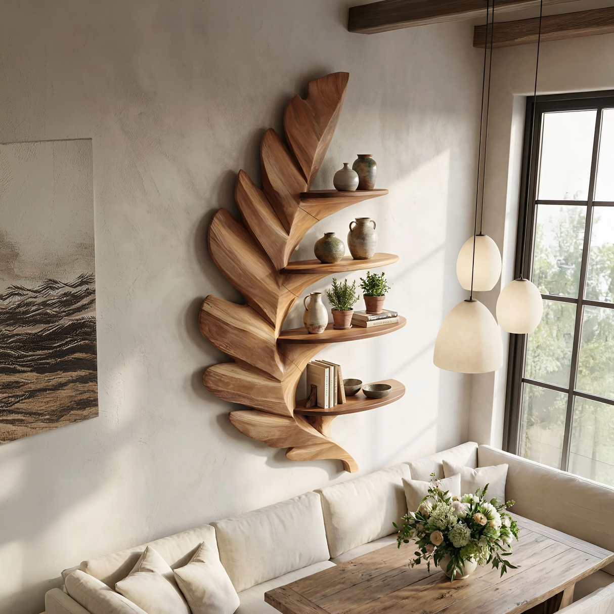 Contemporary Wall Shelf For Home Entrance Decor