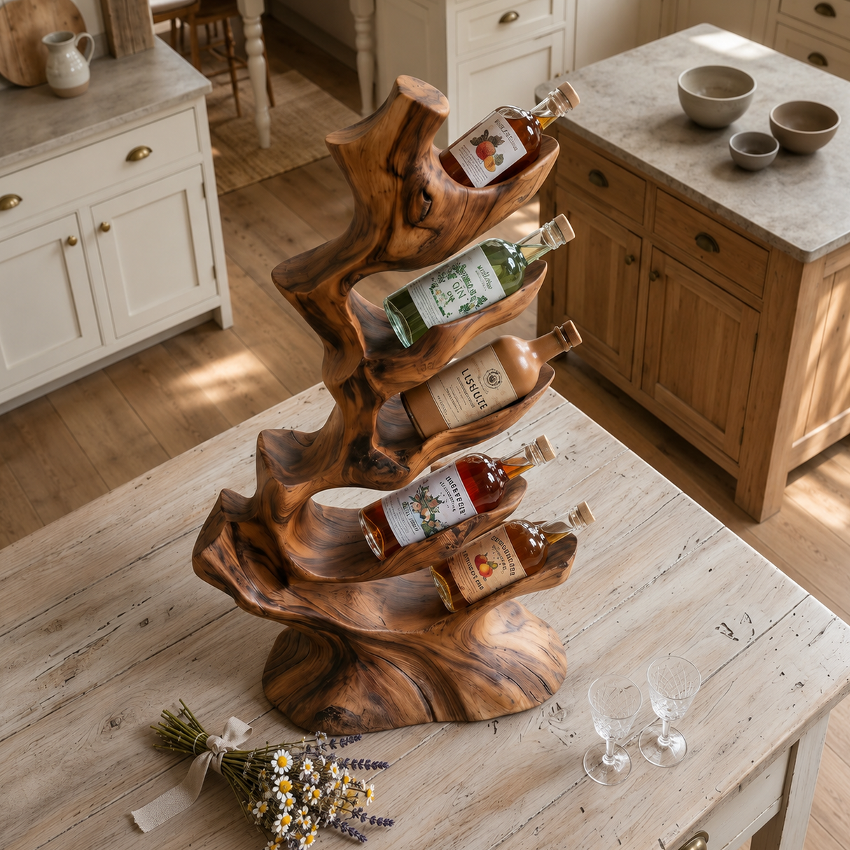 Rustic Wine Stand For Furniture Rustic Wood Display