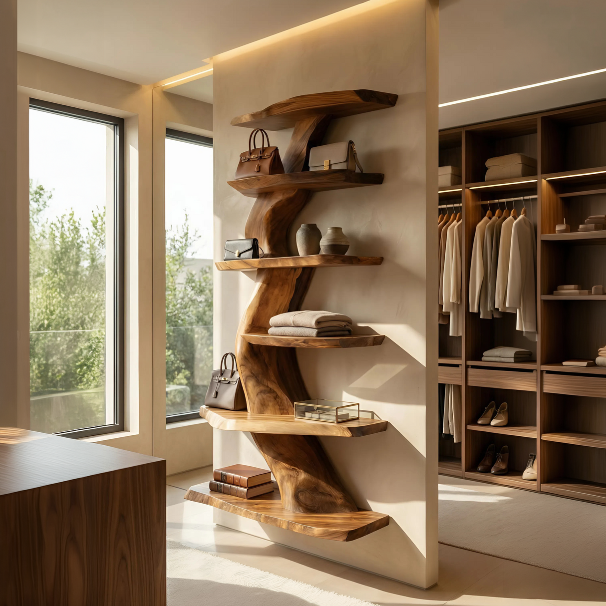 Contemporary Wall Shelf For Dining Room Storage Decor