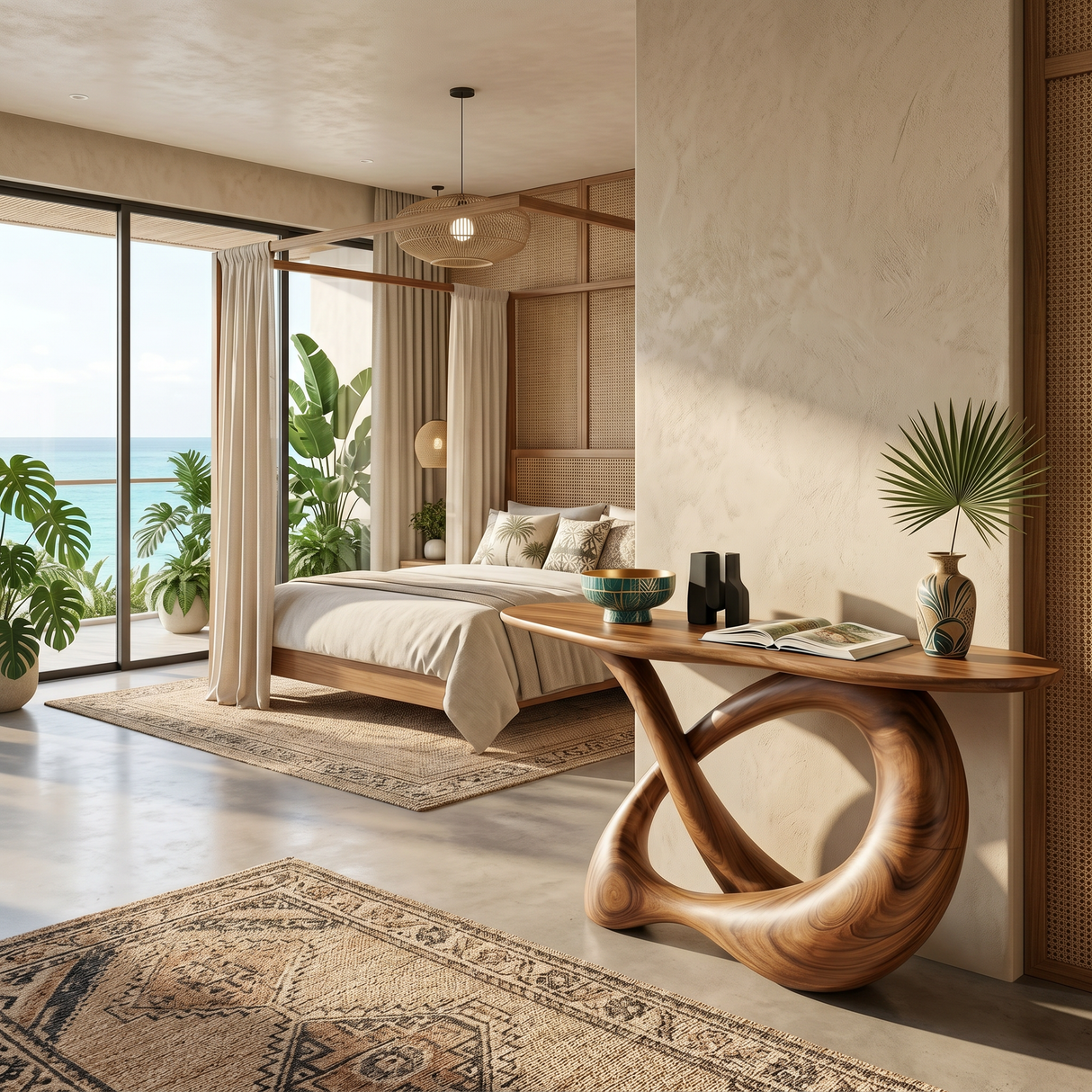 Modern Infinity Console Table Designer Interior