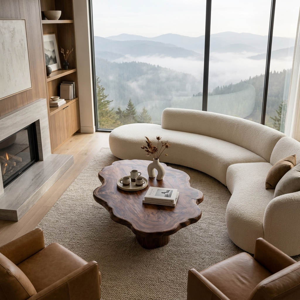 Modern Wooden Coffee Table For Contemporary Interior