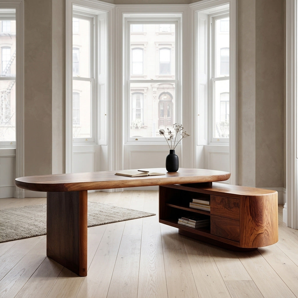Modern L-Shaped Desk For Contemporary Home Office