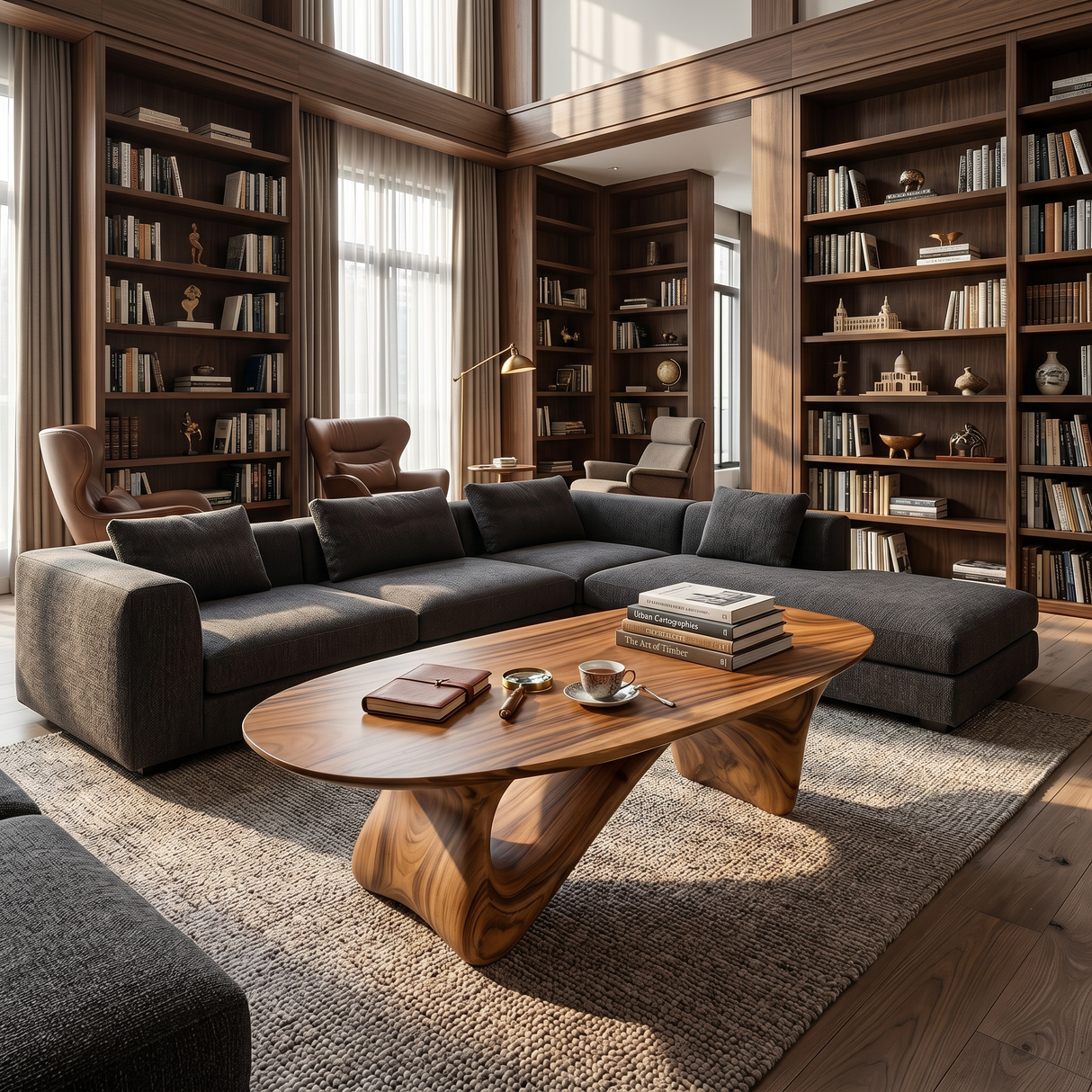 Farmhouse Low Table For Warm Living Room