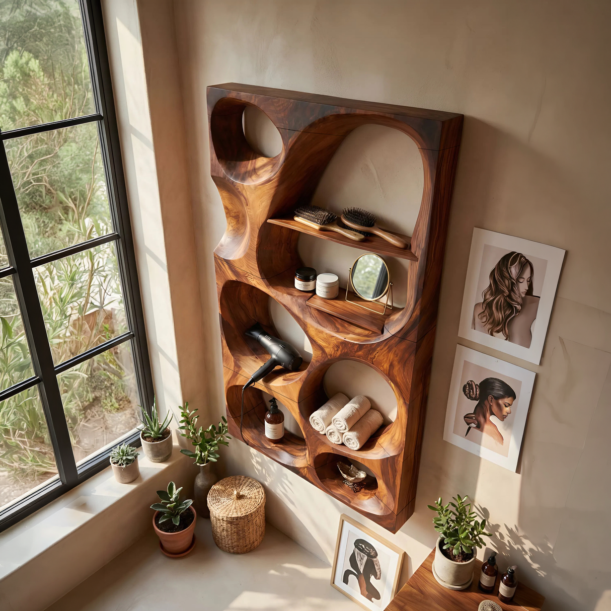 Modern Shelving Unit For Office Storage Setup