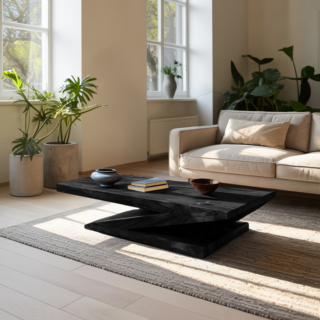 Handcrafted Coffee Table For Cozy Living Room Spaces