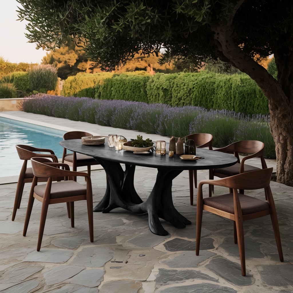 Rustic Dining Table For Inviting Kitchen Setup