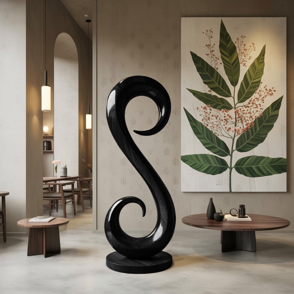 Handcrafted Organic Contemporary Landscape Sculpture For Home Decor