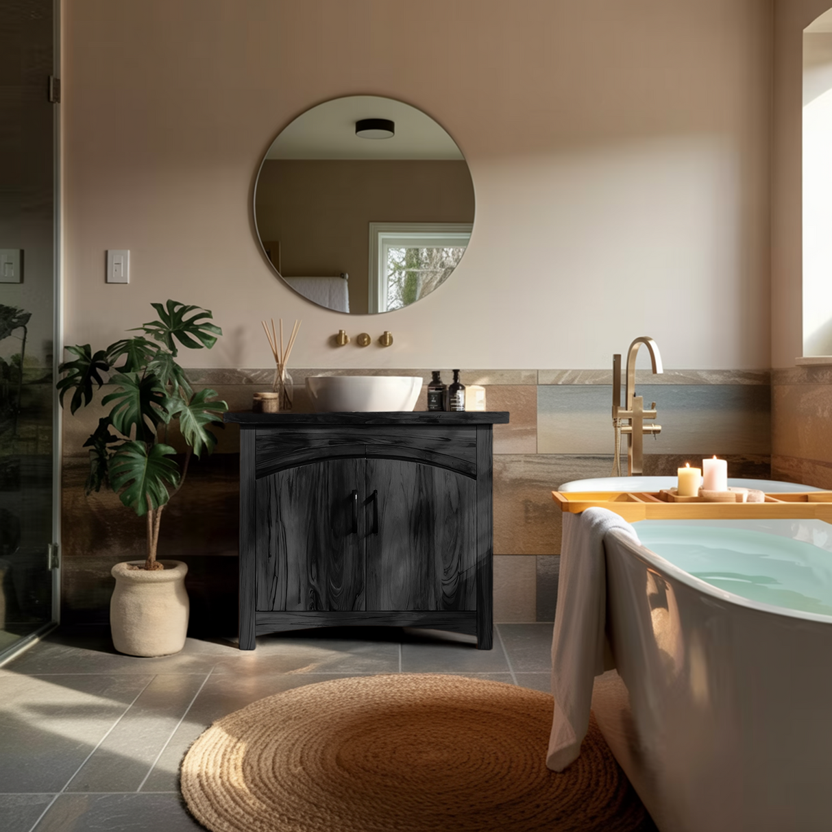 Modern Bathroom Vanity Cabinet For Bathroom Space