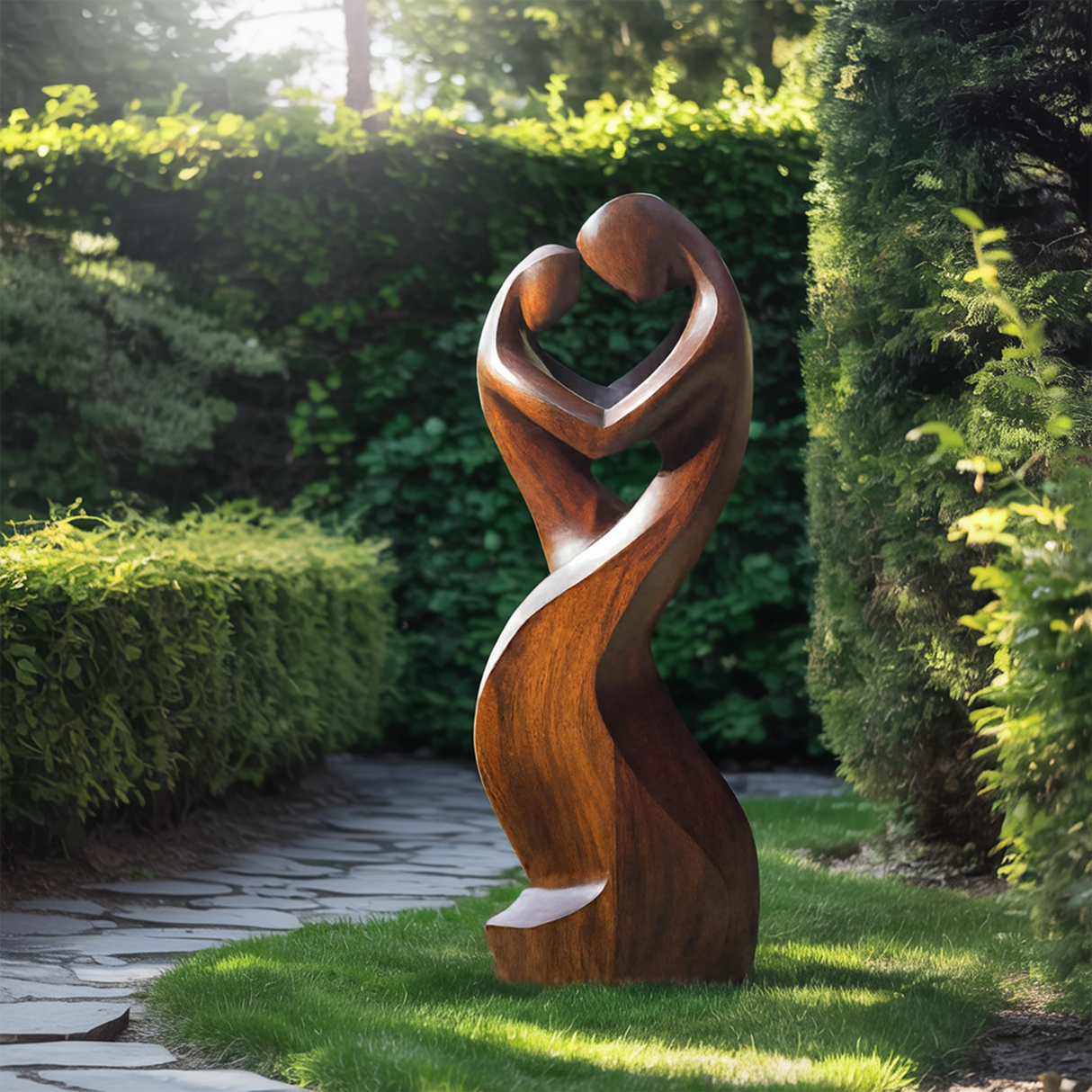 Handcrafted Abstract Sculpture For Furniture Wall Decor