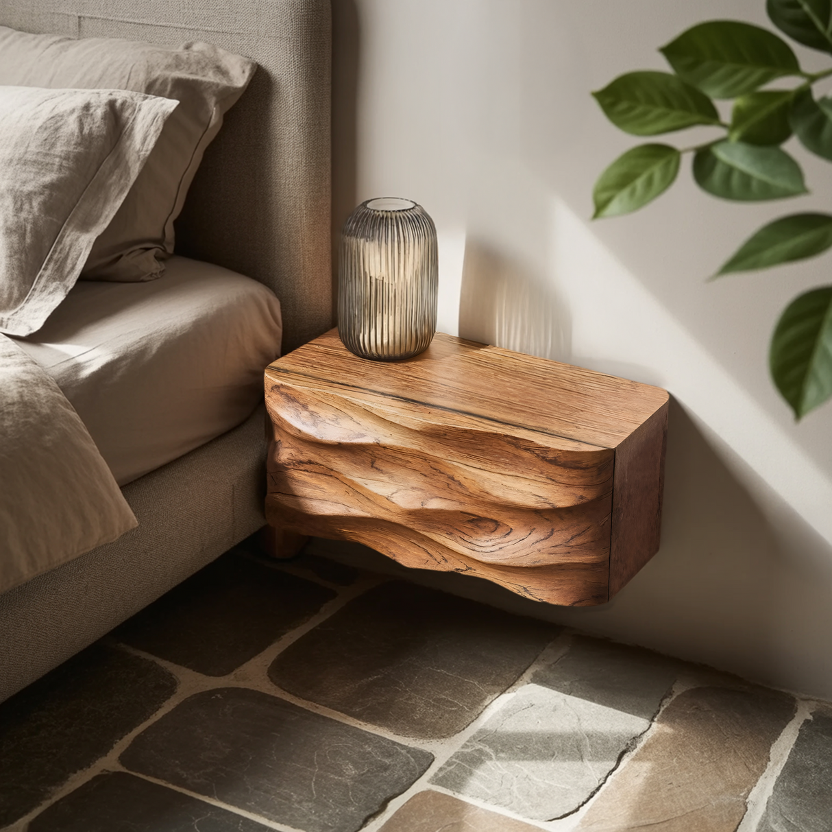 Modern Wall Mounted Nightstand For Bedroom Decor