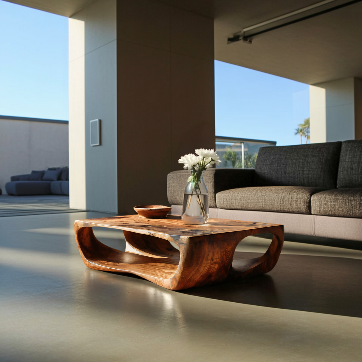 Modern Coffee Table Sculpture Design For Living Room