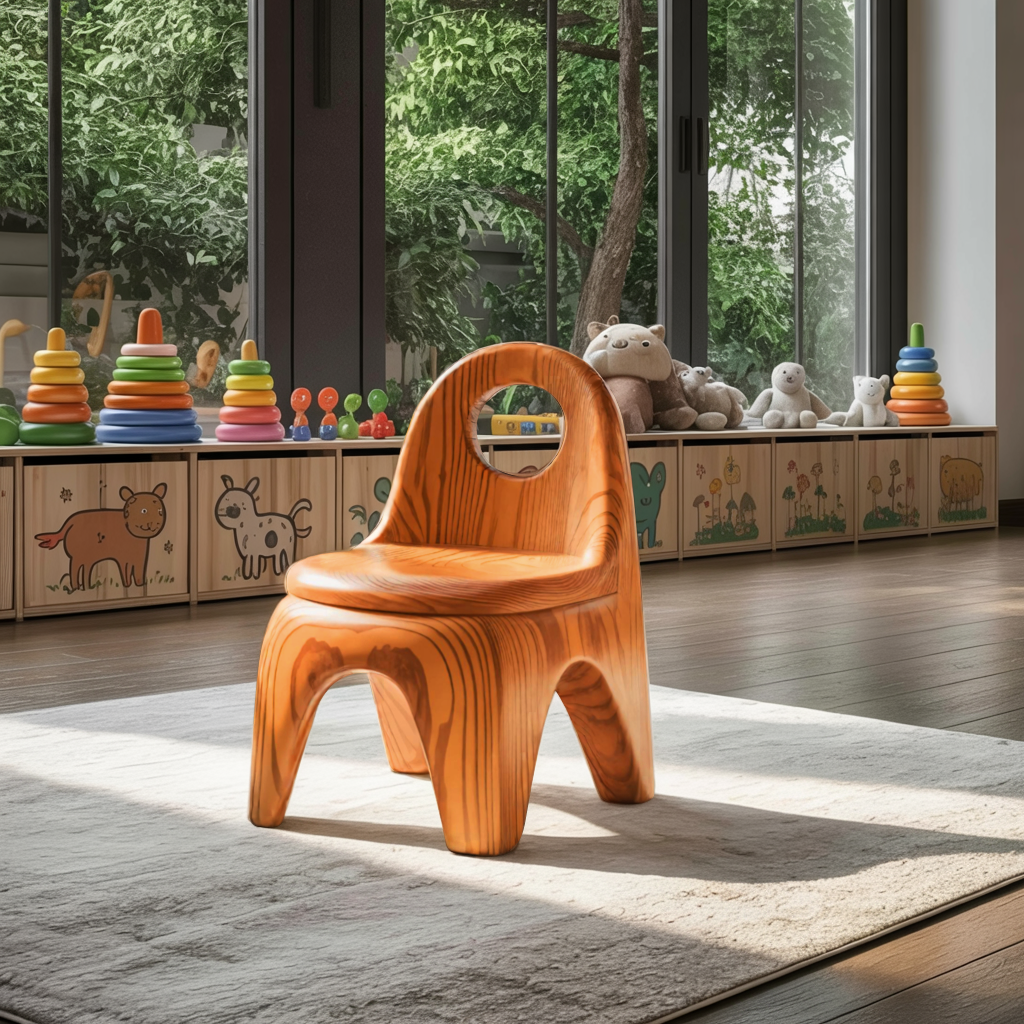 Montessori Toddler Chair Ergonomic Seat Playroom Or Preschool