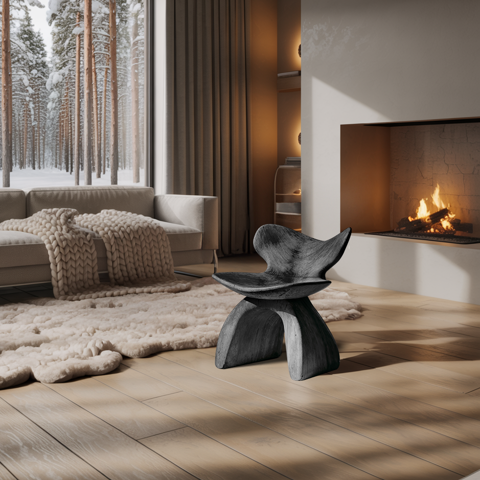 Rustic Accent Chair For A Relaxing Outdoor Space